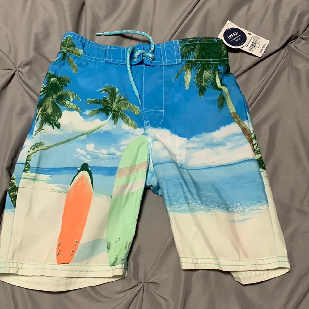 Boys Tropical Swim Shorts